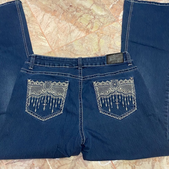 Love Indigo Lace Jeans Size 
